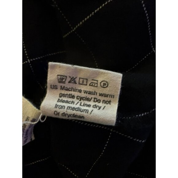 Gudrun Sjöden Asta Artist Black/White Linen Blend Button-Down Tunic Top Size XL - Picture 5 of 7